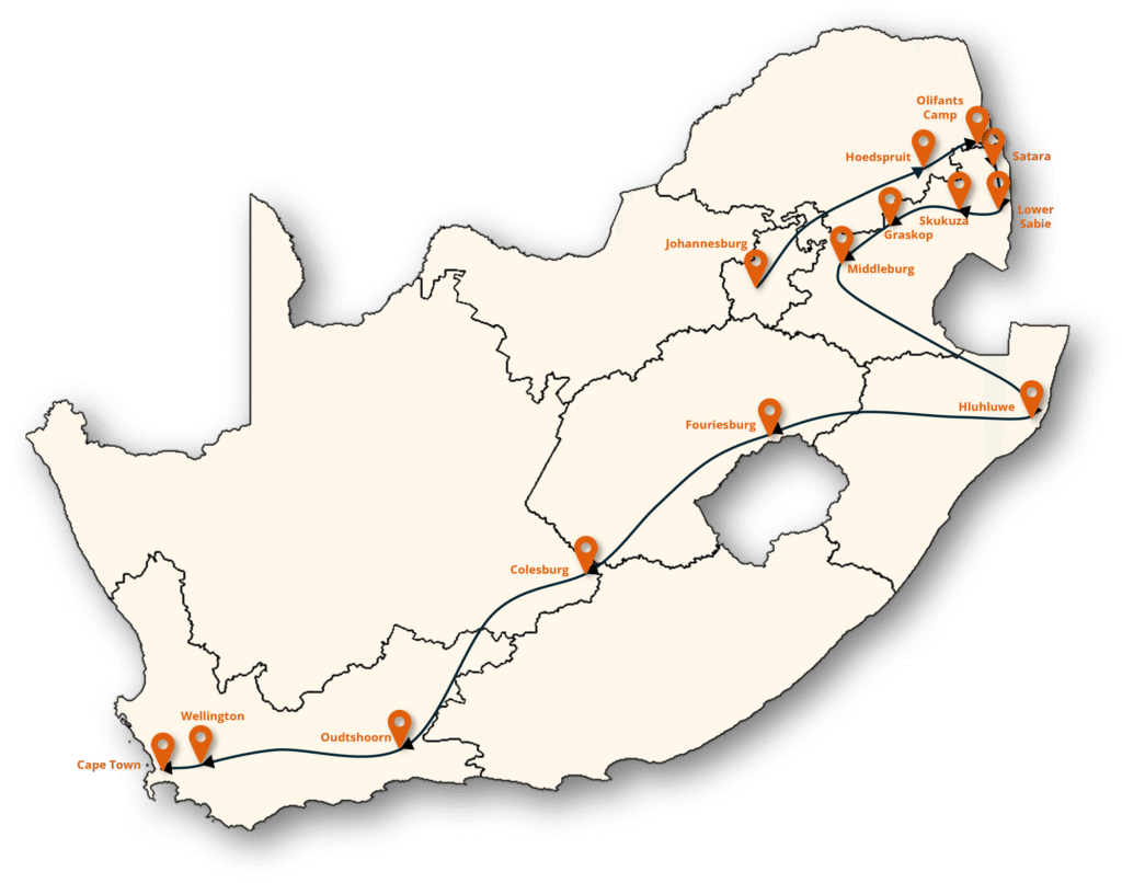 21 Day Kruger to Cape Town